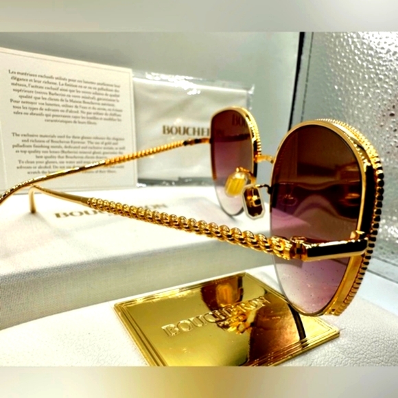 🏆Boucheron18K Gold Pplated BC0097S 003 ‼️Made In France ! - Picture 12 of 16